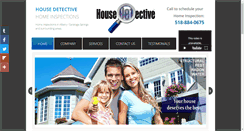 Desktop Screenshot of homeinspectionsdetective.com